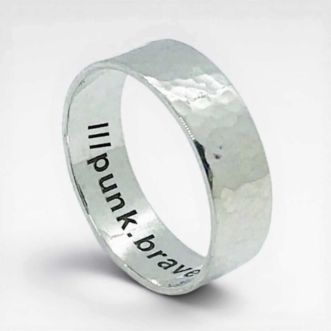 Mens what3words Ring