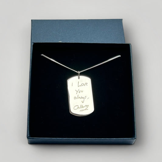 Personalised Pendant Necklace