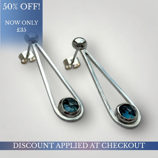 London Blue Topaz Earrings
