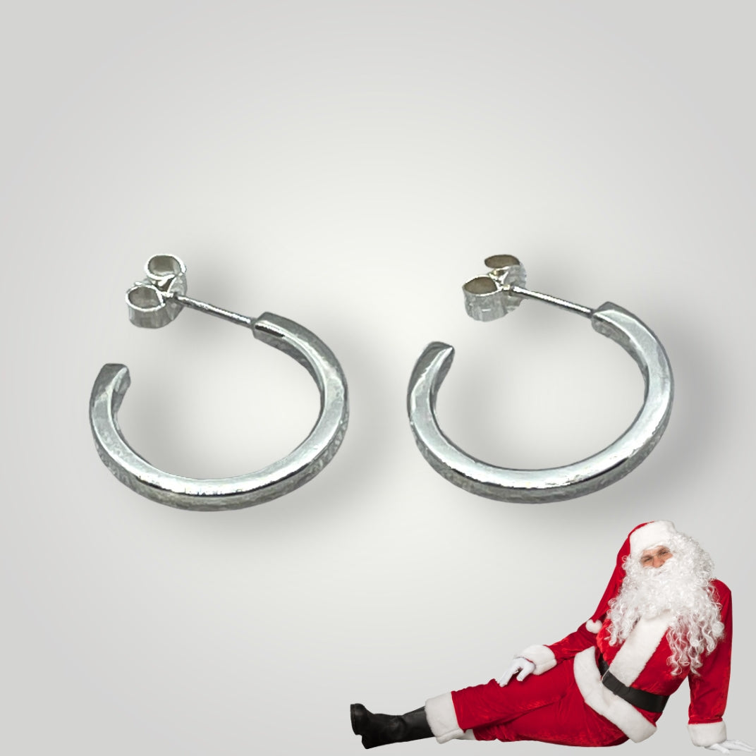 Silver Hoop Earrings